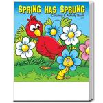 CS0448B Spring Has Sprung Coloring and Activity Book Blank No Imprint